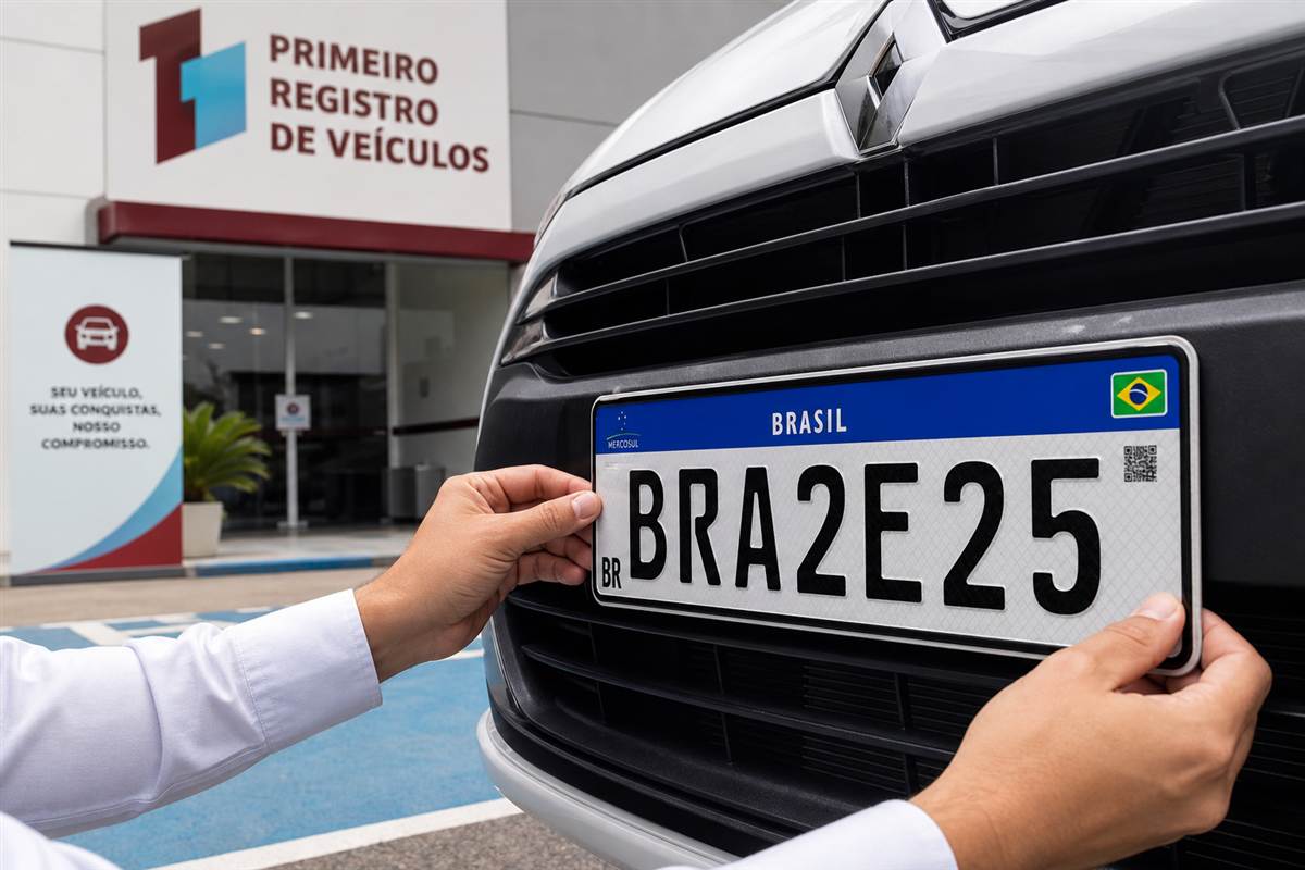 Primeiro emplacamento: passo a passo completo